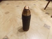75 мм.Японская шрапнель,с лат.переходником,трубкой 36 сек.