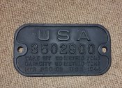 Табличка USA лендліз лендлиз