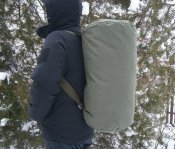 Рюкзак-баул 60 л, Кордура 1000, олива, горизонтальна загрузка.