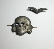 Кокарда ss " Totenkopf " Assmann