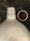 Фляга РККА с мелкой резьбой