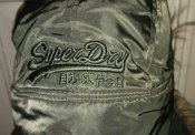 Шапка-вушанка SuperDry military grey color, розмір 57-59