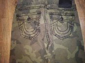 Брюки True Religion - Ricky США в камуфляже Woodland. Штаны (джинсы) милитари б/у р.31 (лот №1)