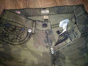 Брюки True Religion - Ricky США в камуфляже Woodland. Штаны (джинсы) милитари б/у р.31 (лот №1)