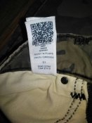 Брюки True Religion - Ricky США в камуфляже Woodland. Штаны (джинсы) милитари б/у р.31 (лот №1)