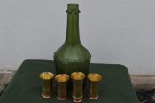 рюмочки из гильз + бутылка