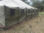 Намет УСБ-56 -уніфіцірованная санітарно-барачне I Палатка УСБ-56 –унифицированная санитарно-барачная