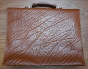 Сумка, портфель для документов, натуральная кожа, б/у, Homa, Швейцария