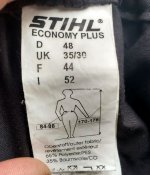 Брюки Stihl Economy Plus р-52