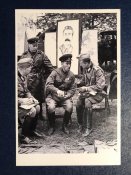 Комбриг Семён Кривошеин угощает папиросами немецких офицеров в Бресте 22.09.1939 г