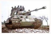 Американские солдаты на трофейном "Тигре".