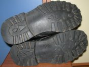 Кожаные берцы с двойной пряжкой