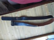 Ремінь Брючний, truser Belt 3,5 см., чорний, шкіра, оригінал Британія талія до 95