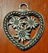 Подвеска, кулон, цветок эдельвейс, едельвейс, металл, Швейцария (3 шт.)