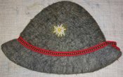 Шляпа с эдельвейсом