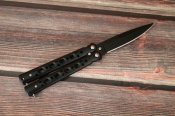 Нож бабочка А16 Black (1154)