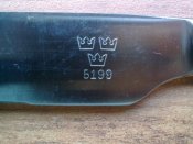 Столовый набор 3в1 (вилка/ложка/нож) Армия Швеции.Оригинал.Лот № 98(На одном номере)