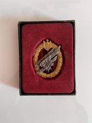 Квалификационный нагрудный знак Парашютист Вермахта. Копия.