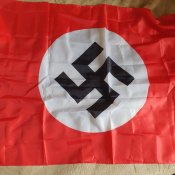 Партийный флаг НСДАП (NSDAP) со свастикой