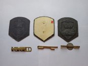 3 шеврона СА , 3 заколки