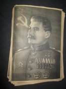 Послевенный плакат И.Сталин(Реплика).
