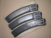 Три секторных магазина ППШ в штатном подсумке (клейма)