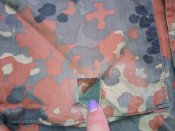 Китель флектарн армии Бундесвер Gr.7. Рубашка flecktarn Bundeswehr р.7585/9500 (лот №2)
