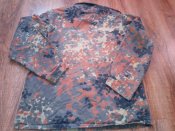 Китель флектарн армии Бундесвер Gr.7. Рубашка flecktarn Bundeswehr р.7585/9500 (лот №2)