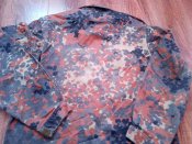 Китель флектарн армии Бундесвер Gr.7. Рубашка flecktarn Bundeswehr р.7585/9500 (лот №2)
