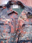 Китель флектарн армии Бундесвер Gr.7. Рубашка flecktarn Bundeswehr р.7585/9500 (лот №2)