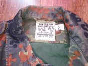 Китель флектарн армии Бундесвер Gr.7. Рубашка flecktarn Bundeswehr р.7585/9500 (лот №2)