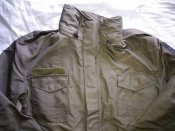 Мембранная военная куртка Gore-Tex по типу М-65 в цвете олива размер 112-116 III-IV Австрия. Лот №1