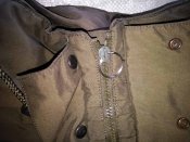 Мембранная военная куртка Gore-Tex по типу М-65 в цвете олива размер 112-116 III-IV Австрия. Лот №1