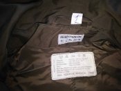 Мембранная военная куртка Gore-Tex по типу М-65 в цвете олива размер 112-116 III-IV Австрия. Лот №1