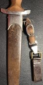 Подвес к кинжалу СА образца 1933 г., клеймо DRGM.