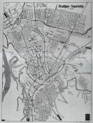 Stadtplan Saporoshje. План Запорожье,...