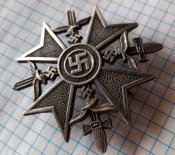 Испанский крест.штамп,медный сплав.