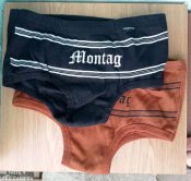 Трусы Германия Montag, Donnerstag.