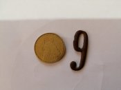 Цифра 9 с пагон РИА