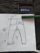 Тракинговые штаны фирмы bruhl.