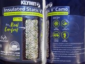 Надувний килимок з утеплювачем Klymit Static V Insulated Camo