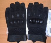 Тактические перчатки Oakley полнопалые Черный (ХЛ )