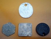 Добірка платіжних жетонів солдата Вермахту