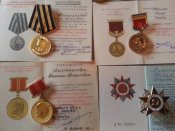 за оборону Одессы на женщину (2 комплекта наград на мужа и жену)