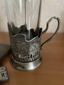 Подстаканник.СССР, мельхиор.