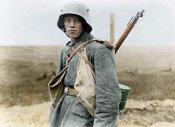Немецкий солдат ПМВ в каске.