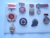 19 значков по славному городу Краматорск .