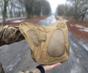 Тактическая набедренная сумка/барсетка плечевая (койот)