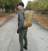 Тактический, городской рюкзак с системой M.O.L.L.E на 30 литров Койот