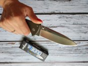 Складной нож от компании Cold Steel. Модель Code 4 Spear Point (58PS) CPM-S35VN. Оригинал